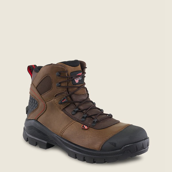 Safety Støvler Herre - Red Wing Crv™ - 6-Inch Toe - Brune/Sort - MLGREF-501